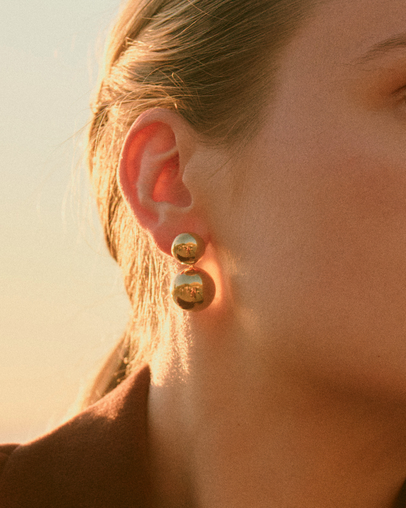 Sphere Earrings S undefined Gold