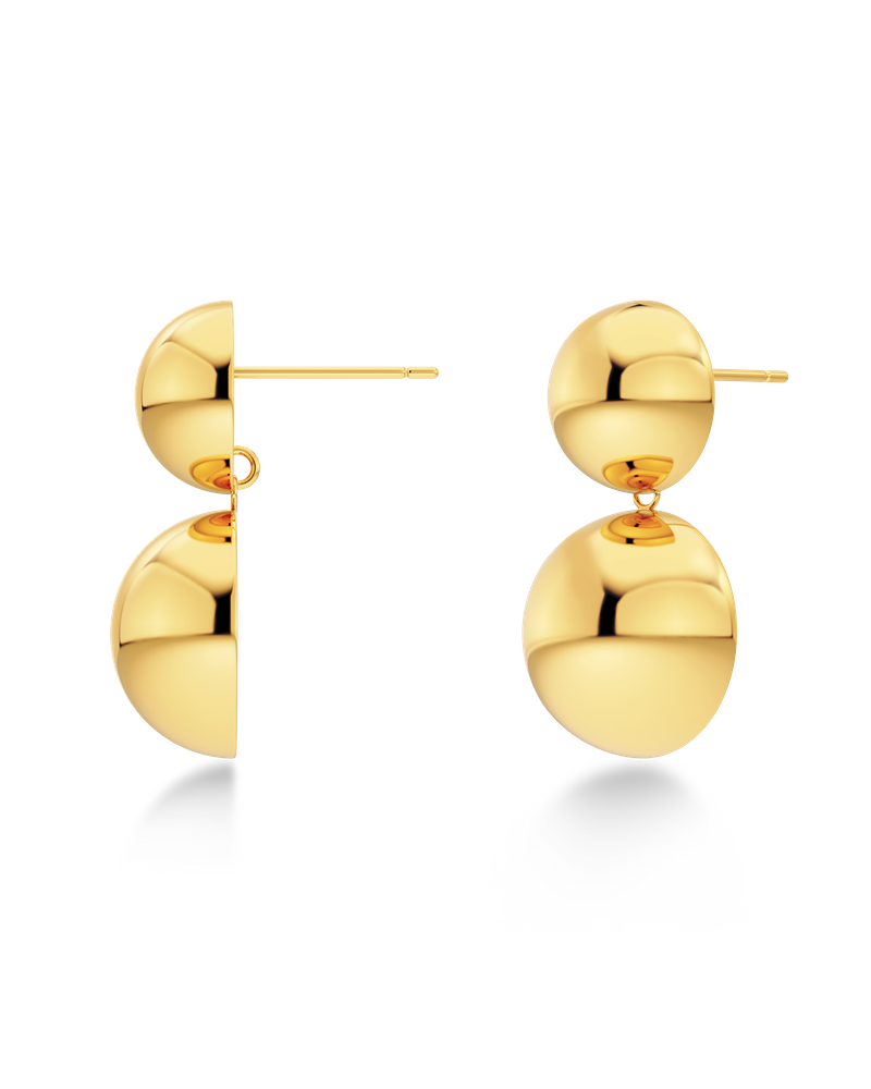 Sphere Earrings S undefined Gold