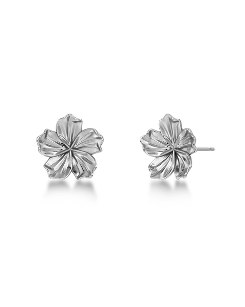 Jasmine Studs S For teenage girls Silver