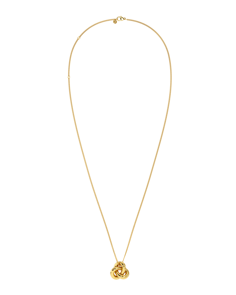 Infinity Knot Necklace L Gold necklaces Gold