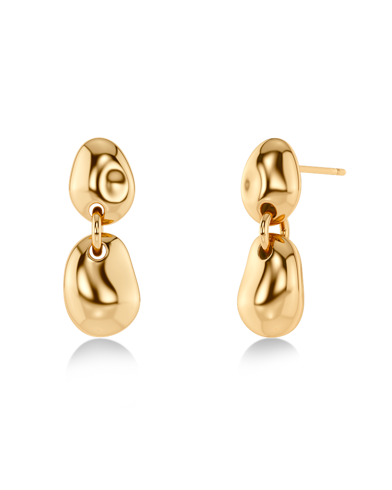 Leora Earrings Kultakorvakorut Kulta