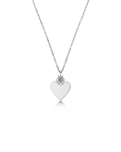 Love Spark Necklace Jewellery Silver