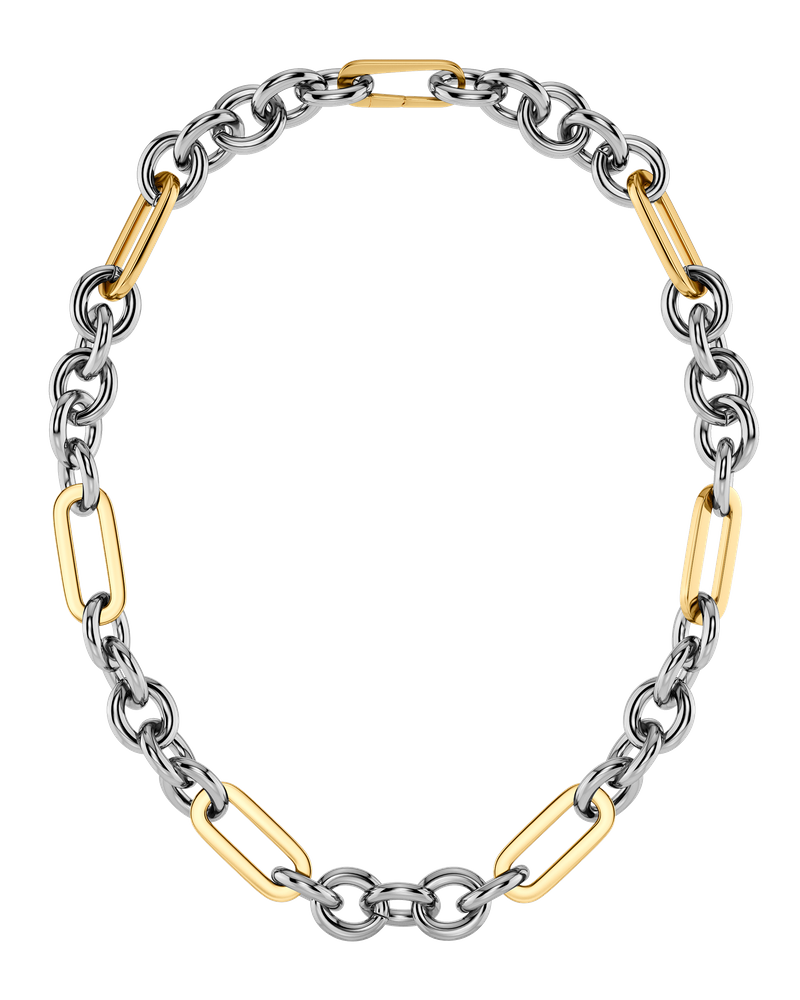 Medley Necklace Halsband Silver/Guld
