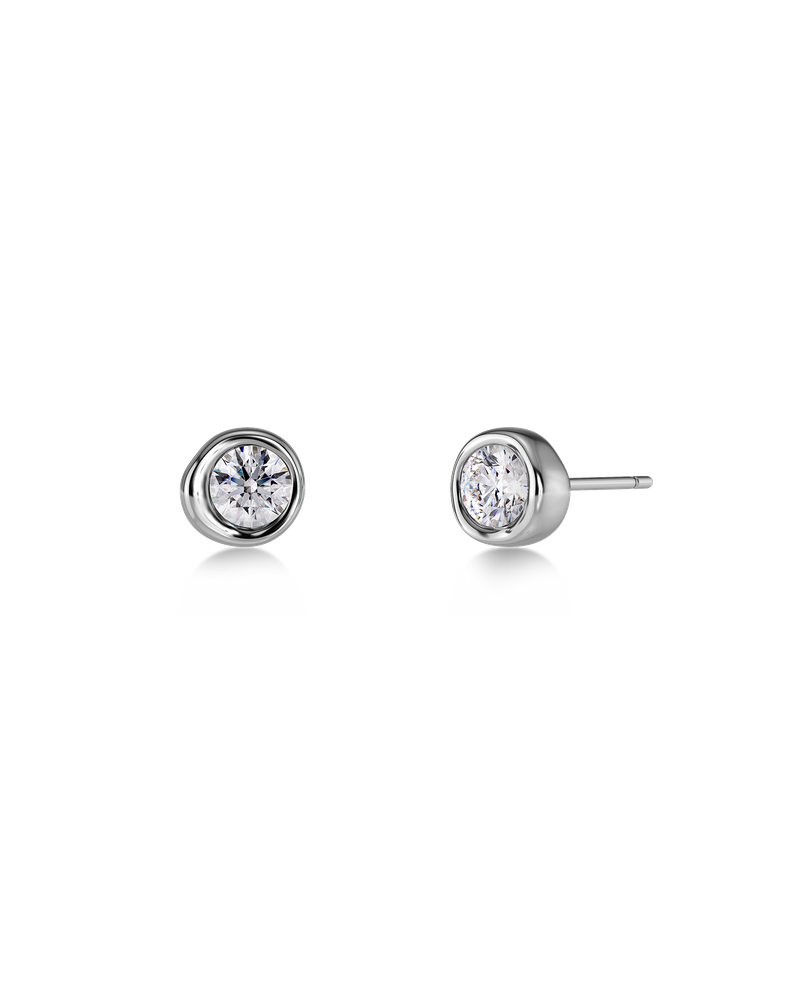 Ocean Gem Studs Studs Silver