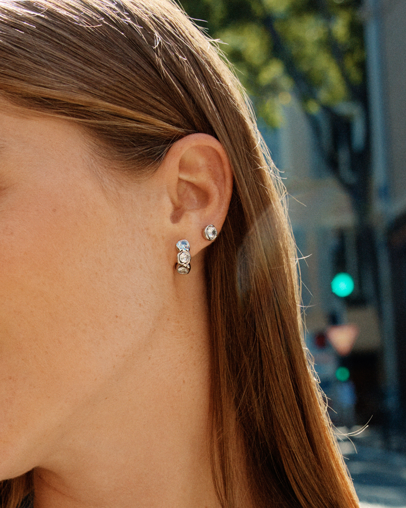Ocean Gem Studs Studs Silver
