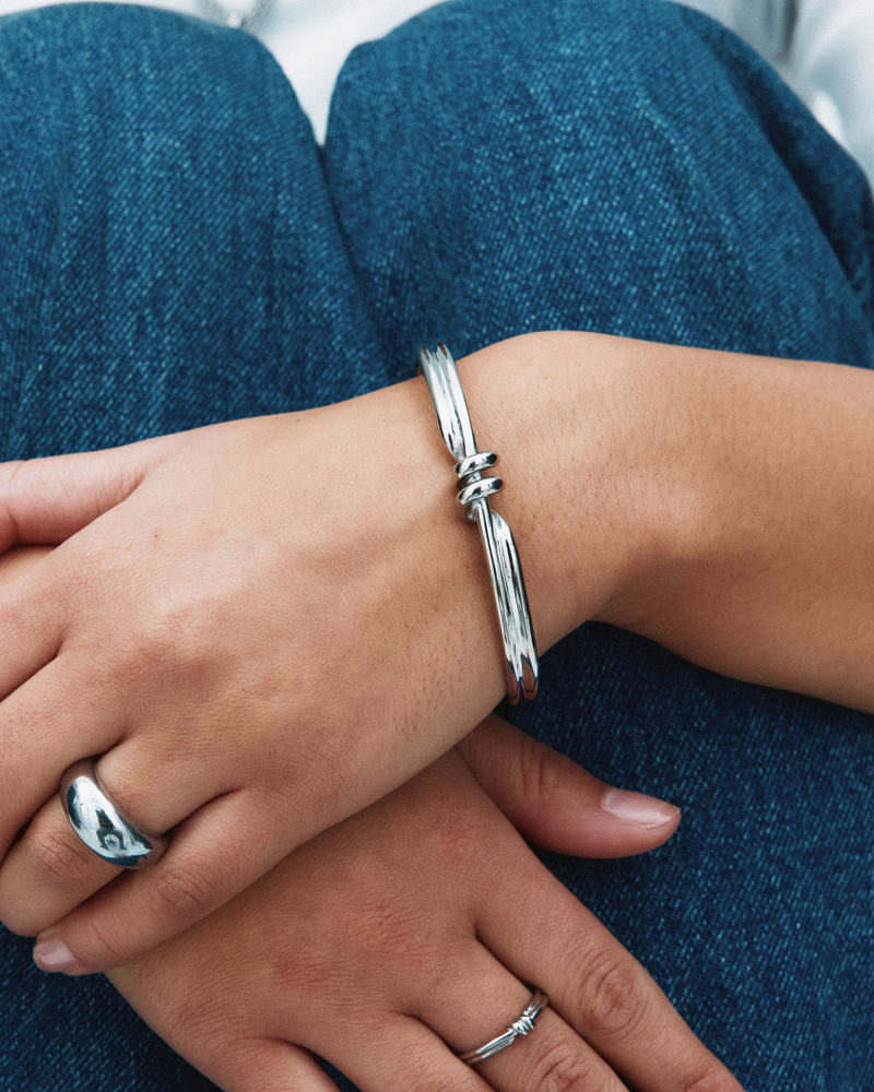Swivel Bangle Bangles Silver