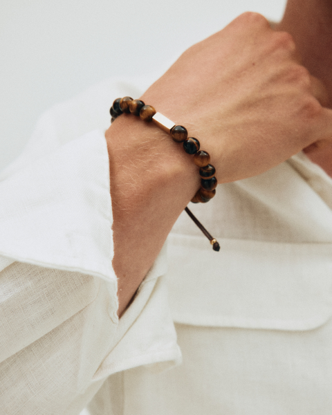 Luke Bracelet Bracelets Brun/Guld