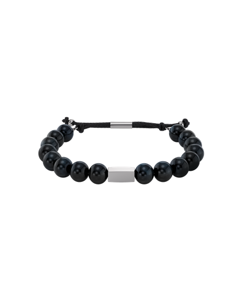 Luke Bracelet Bracelets Sininen/Hopea