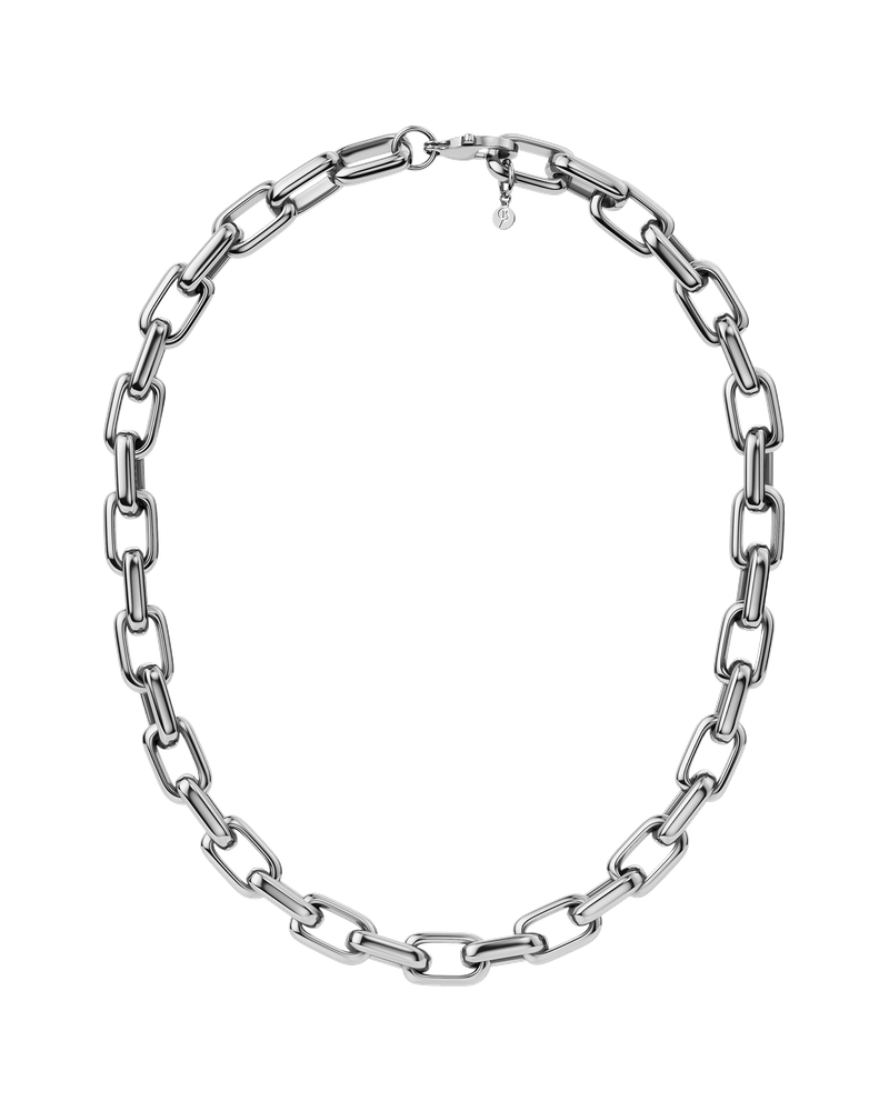Box Chain Maxi Necklace Silver necklaces Silver