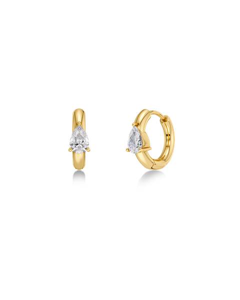 Arrow Hoops S Gold earrings Kulta