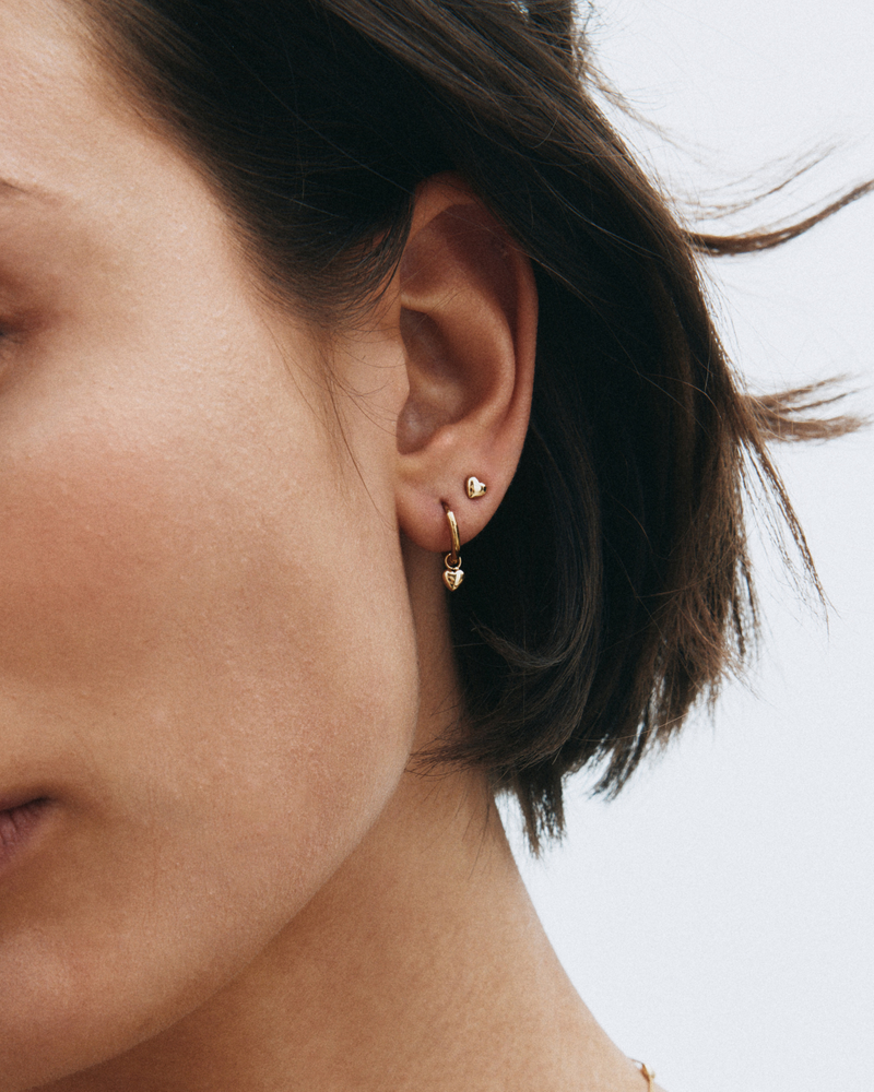 Barley Petite Studs Steckerohrringe Gold