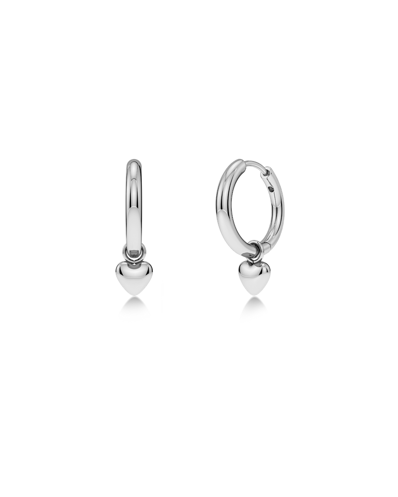 Barley Petite Hoops Hoops Silver