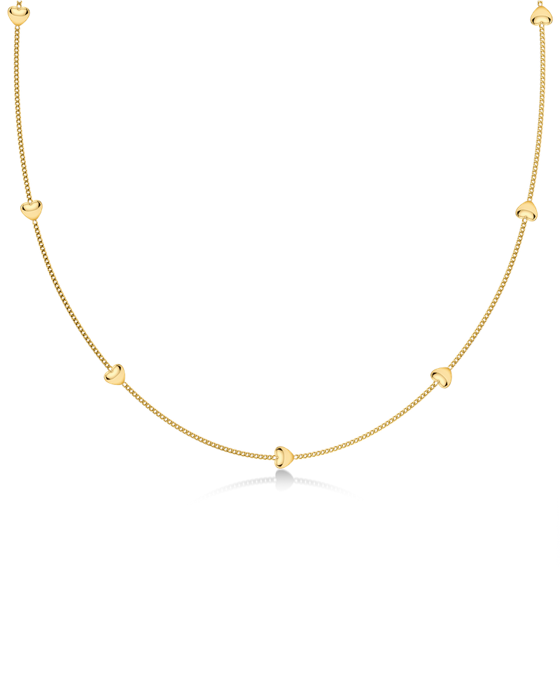 Barley Petite Necklace Multi Gold necklaces Gold