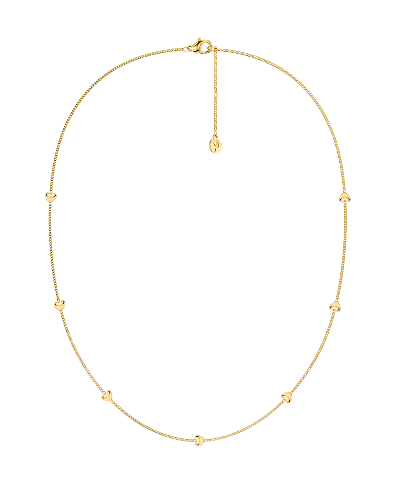 Barley Petite Necklace Multi Gold necklaces Gold