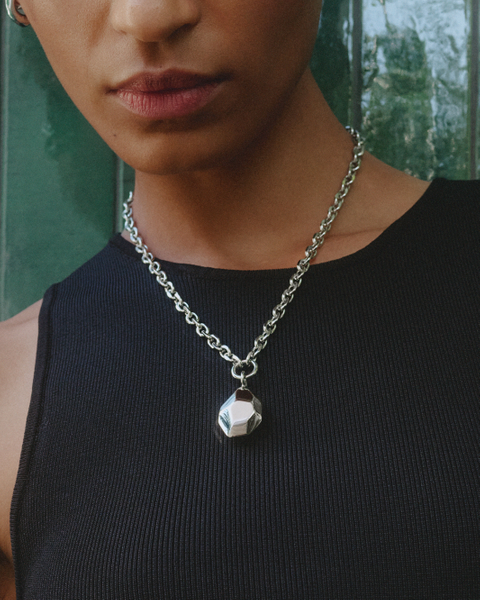 Crystalite Necklace L ELLE favorites Silver