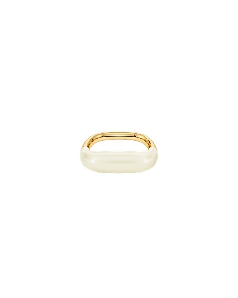 Lore Ring Gold rings Gold/White