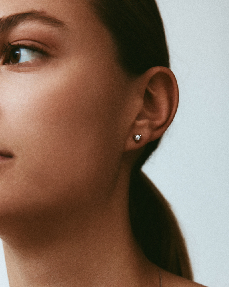 Moonrave Studs S Stiftörhängen Silver
