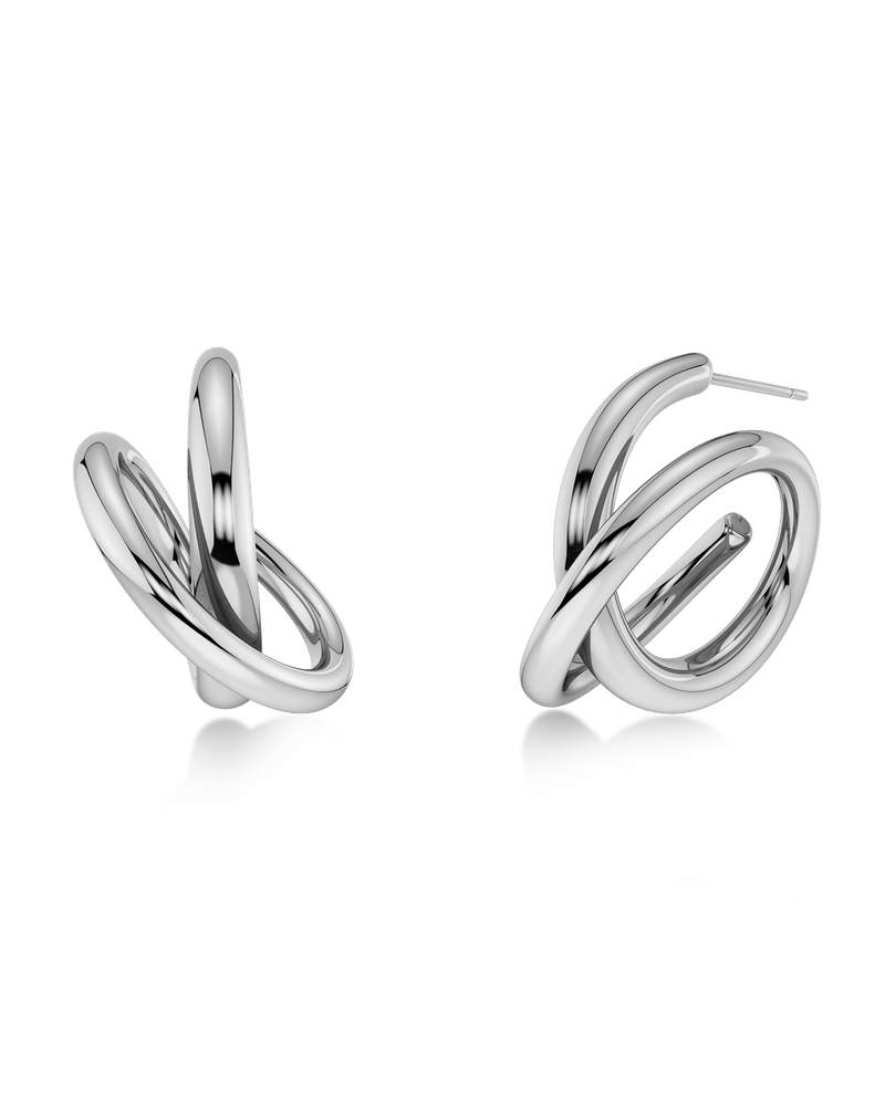 Nouveau Hoops L Hoops Silver
