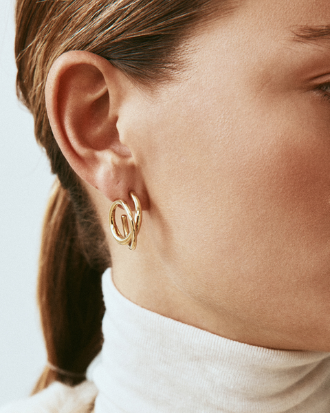Nouveau Hoops L ELLE favorites Guld