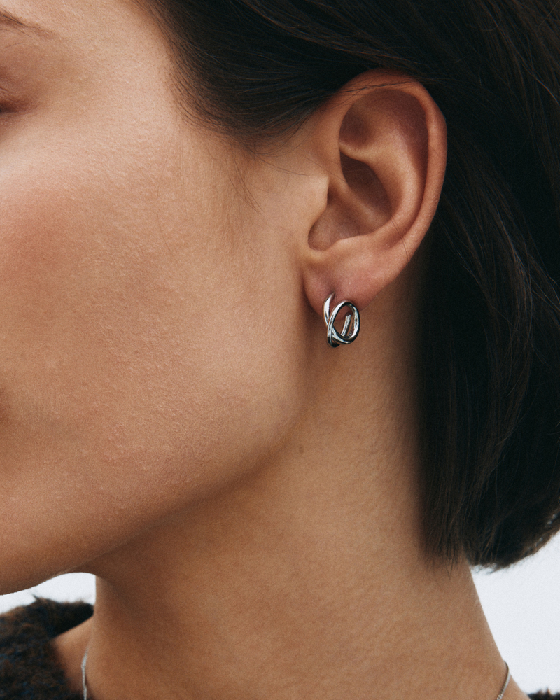 Nouveau Hoops S Hoops Silver