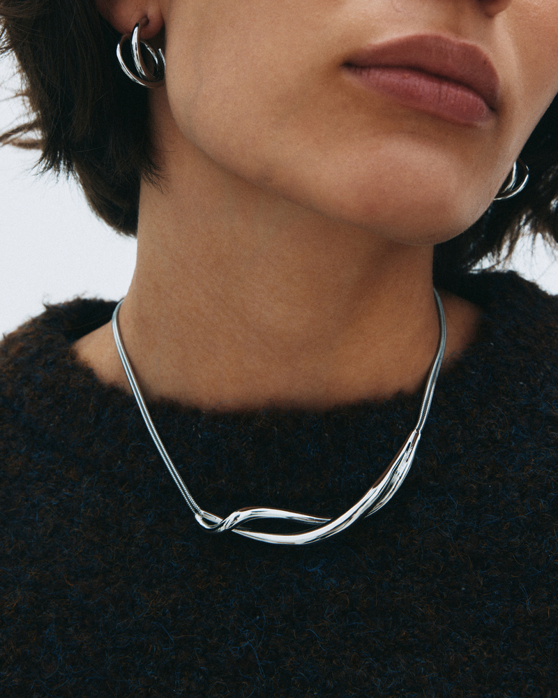 Nouveau Necklace L Silver necklaces Silver