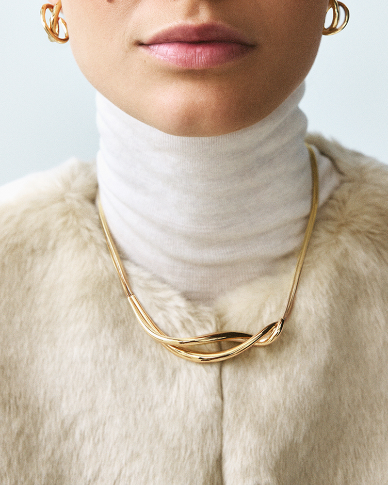 Nouveau Necklace L Gold necklaces Gold