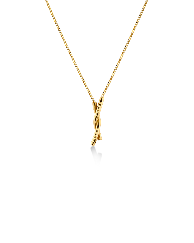 Novel Knot Necklace Gold necklaces Gold