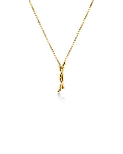 Novel Knot Necklace Gold necklaces Gold